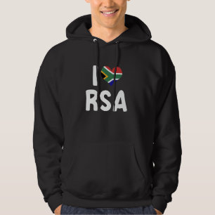 I Love RSA Republic of South Africa South African Hoodie