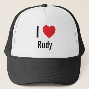 I love Rudy Trucker Hat