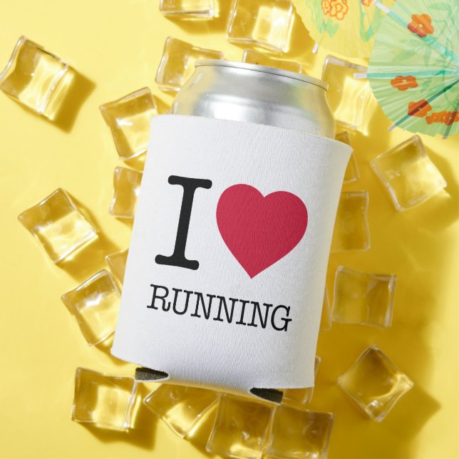 I LOVE RUNNING CAN COOLER (In Situ Summer)