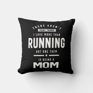 I love Running. I Love Being a Mum Cushion