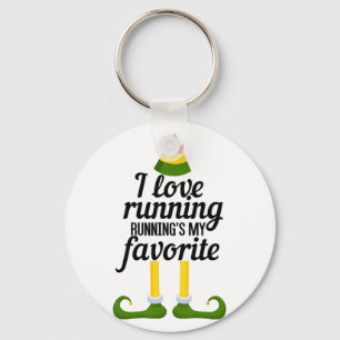 I Love Running, Running's My Favorite Funny Christ Key Ring