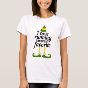 I Love Running, Running's My Favorite Funny Christ T-Shirt