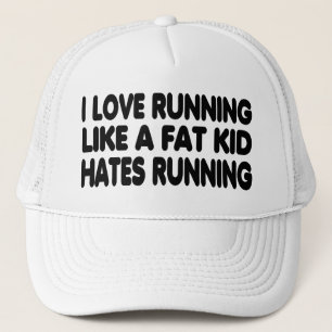 I Love Running Trucker Hat