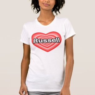 I love Russell. I love you Russell. Heart T-Shirt
