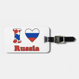 I love Russia Luggage Tag