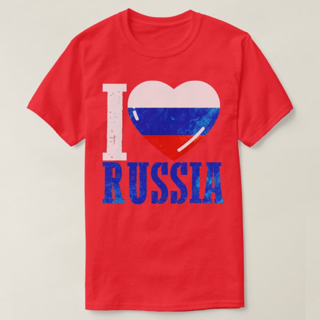 I love Russia T-Shirt (Design Front)
