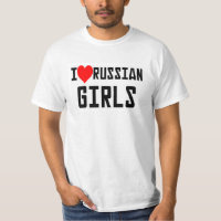 I Love Russian Girls Funny Russia CCCP Humour