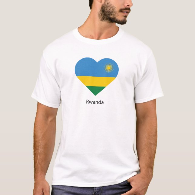 I Love Rwanda T-Shirt (Front)