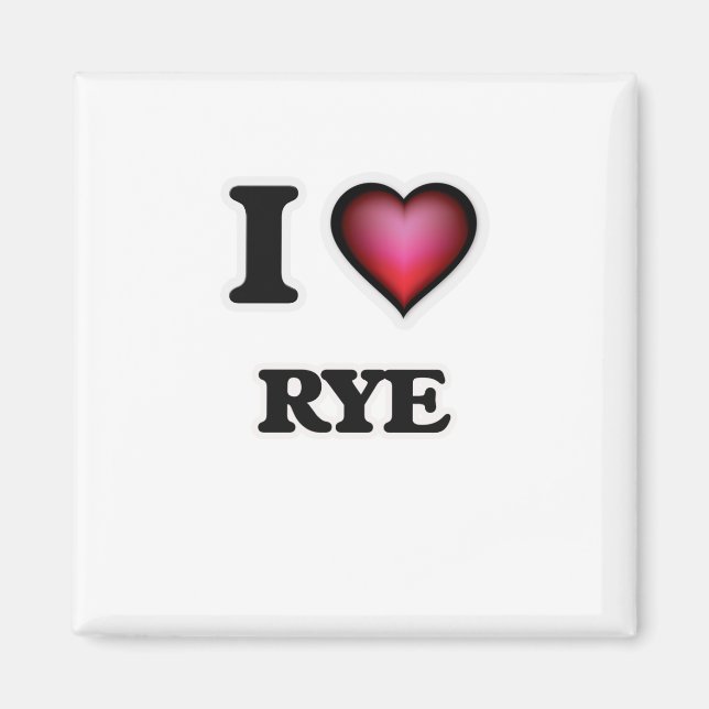 I Love Rye Magnet (Front)