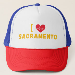 i love Sacramento, California Trucker Hat