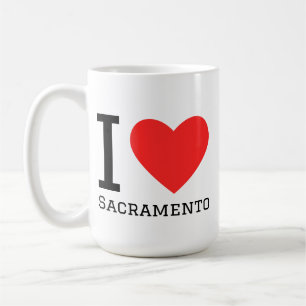I love sacramento coffee mug