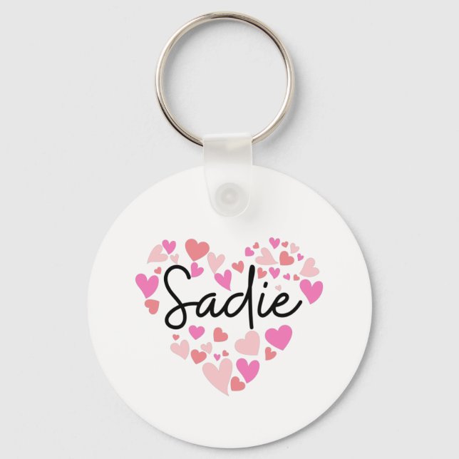 I love Sadie Key Ring (Front)