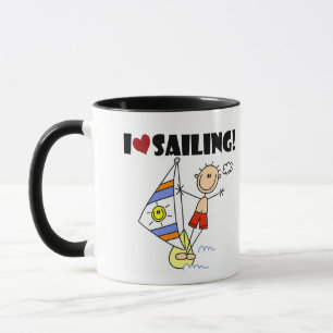 I Love Sailing T-shirts and Gifts Mug