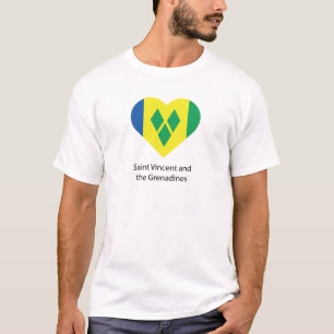 I Love Saint Vincent and the Grenadines T-Shirt
