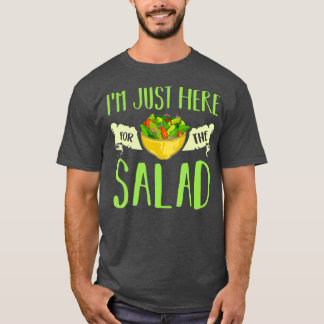 I Love Salad Vegan Gift Dressing Bowl T-Shirt
