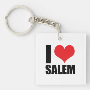 I love Salem Key Ring