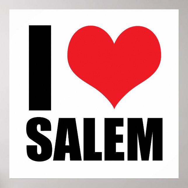I love Salem Poster (Front)