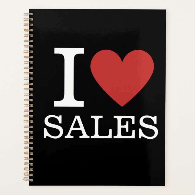 I ❤️ Love Sales - Sales Department -  Planner (Front)