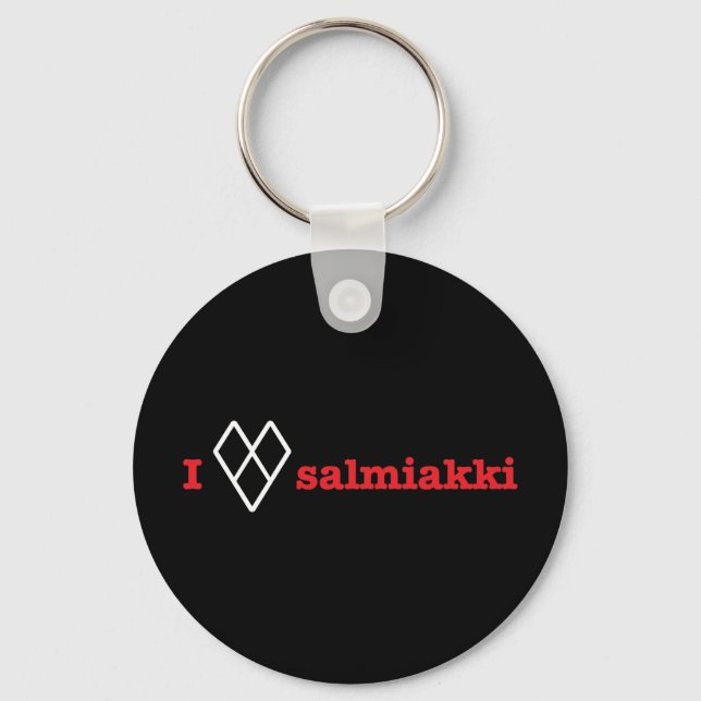 I love salmiakki key ring (Front)