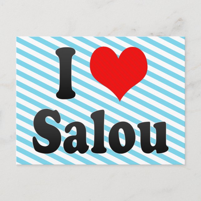I Love Salou, Spain. Me Encanta Salou, Spain Postcard (Front)