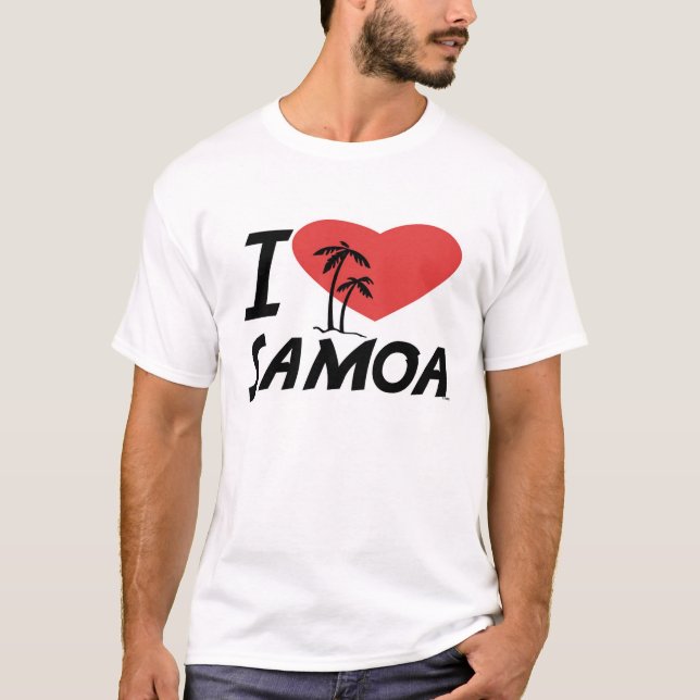 I Love Samoa T-Shirt (Front)