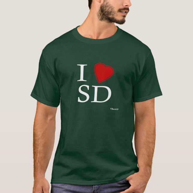 I Love San Diego T-Shirt (Front)