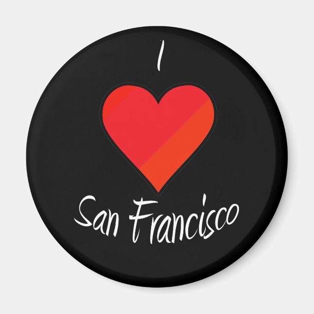 I Love San Francisco Magnet (Front)