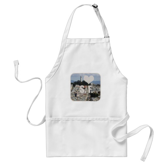 I Love San Francisco Standard Apron (Front)