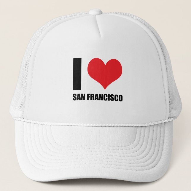I love San Francisco  Trucker Hat (Front)