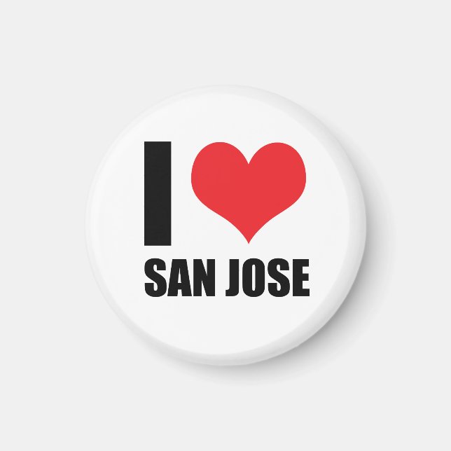 I love San Jose Magnet (Front)