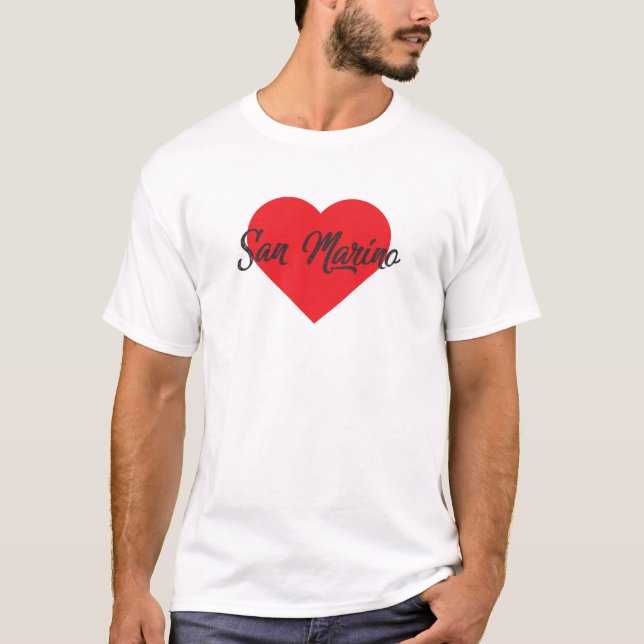 I Love San Marino T-Shirt (Front)