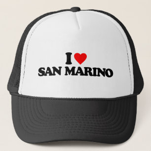 I LOVE SAN MARINO TRUCKER HAT