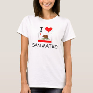 I Love SAN MATEO California T-Shirt