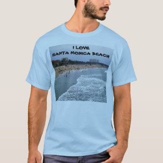 I LOVE SANTA MONICA BEACH tee