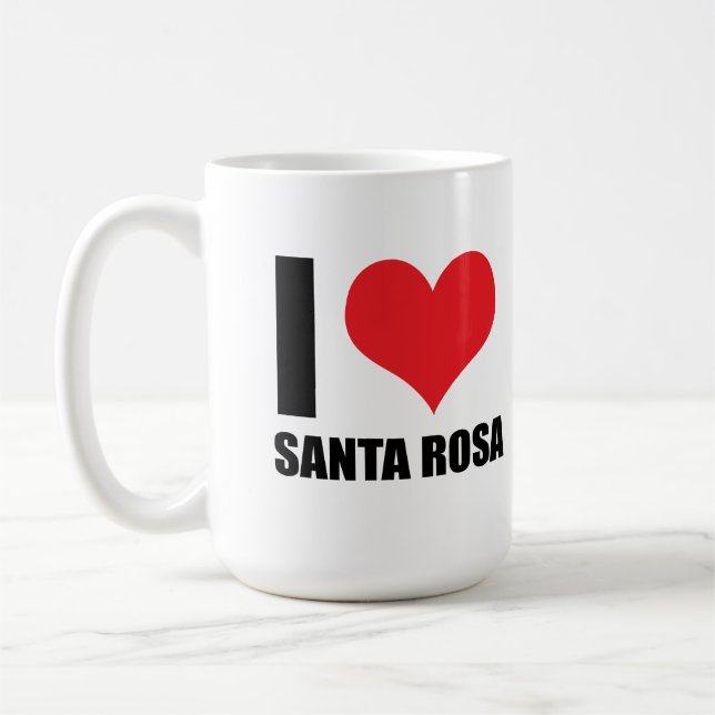 I love Santa Rosa Coffee Mug (Left)