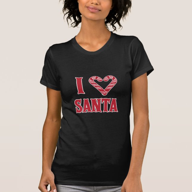 I Love Santa T-Shirt (Front)