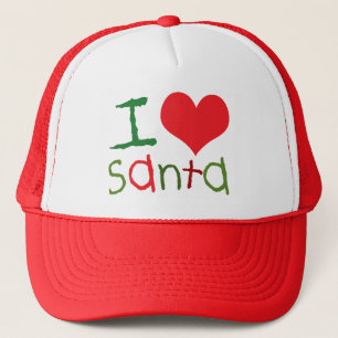 I Love Santa Trucker Hat