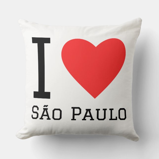 I love São Paulo  Cushion (Front)