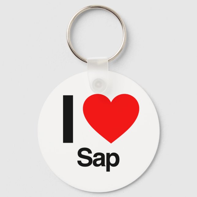 i love sap key ring (Front)