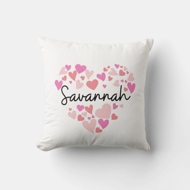 I love Savannah Cushion (Front)