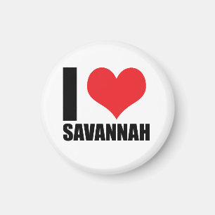 I love Savannah Magnet