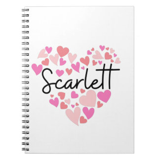 I love Scarlett Notebook