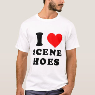 I Love Scene Hoes Funny Christmas Xmas Holiday  T-Shirt