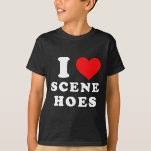 I Love Scene Hoes Matching Christmas Outfits T-Shirt