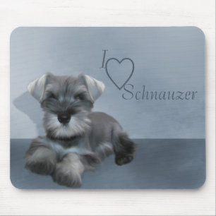 I love Schnauzer Mousepad