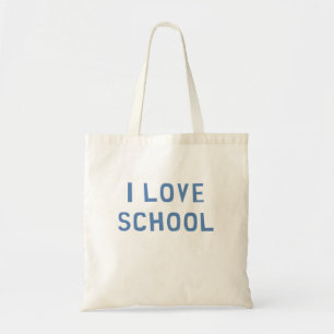 I Love School Tote Bag