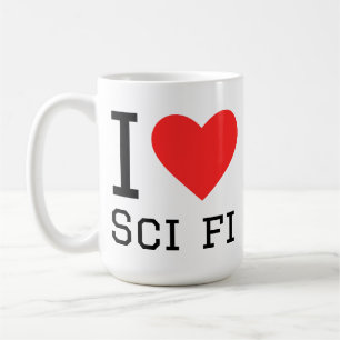 I love sci fi coffee mug