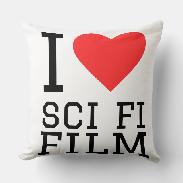 I love sci fi film  cushion (Front)