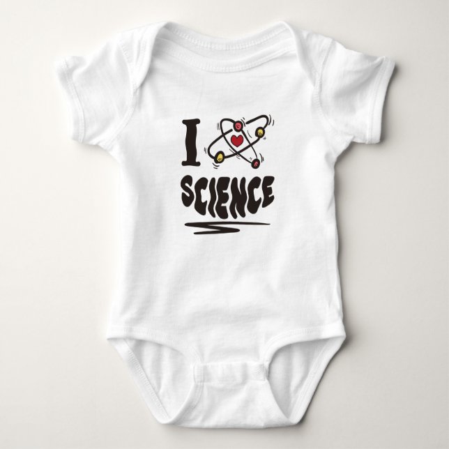 I love Science Baby Bodysuit (Front)