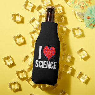 I Love Science Bottle Cooler